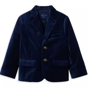 Boys Velvet Blazer